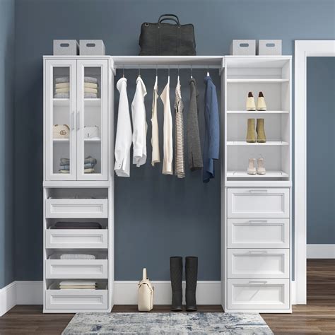 This unit coordinates with the Style Selections Lana Closet Collection towers and shelf and rod kit to hang clothes, providing a. . Lana closet